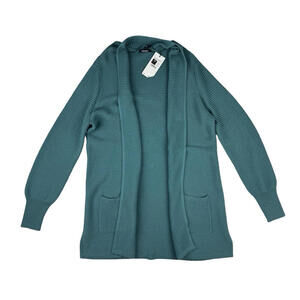 Olsen Henny Open Knit Cardigan Blue Size S